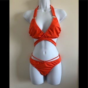 Never worn New Orange 2 piece! Came from Venus!